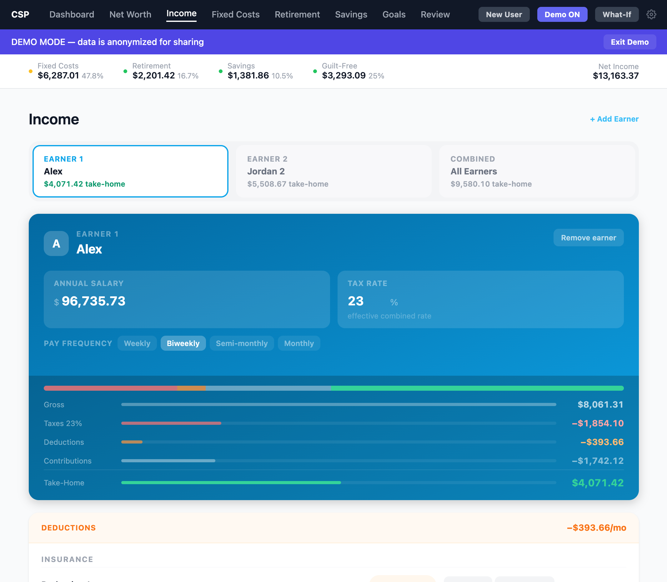 Personal Finance Tracker screenshot 2