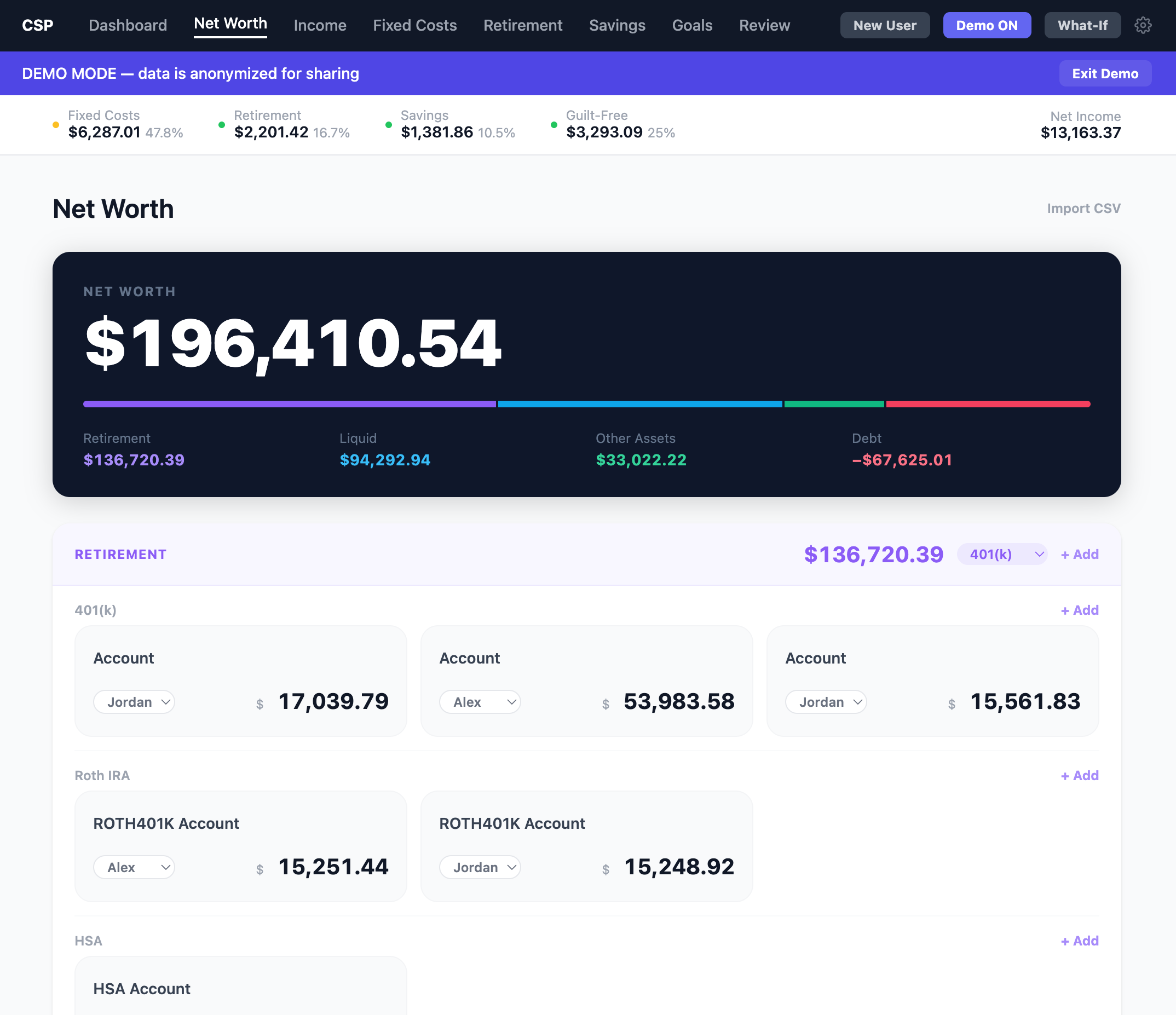 Personal Finance Tracker screenshot 1