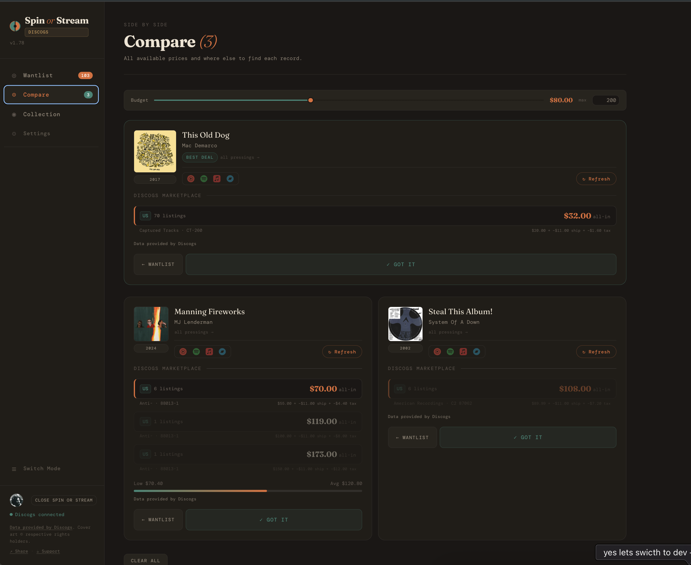 Spin or Stream screenshot 3